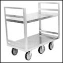 2 Shelf Extra Heavy Duty Aluminum Cart